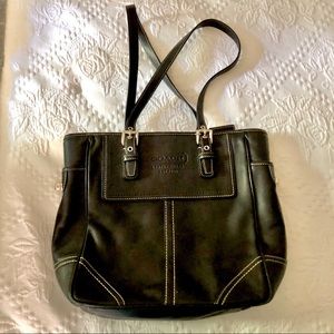 Coach Legacy Classic Handbag Black
